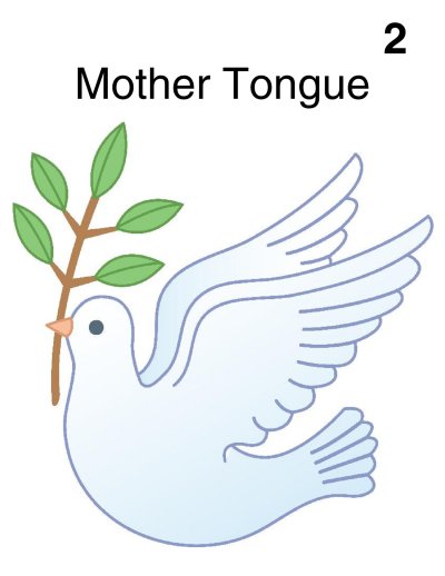 Голубь с веткой в клюве