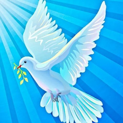 Белый голубь символ мира