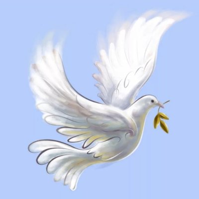 Голубь с веткой