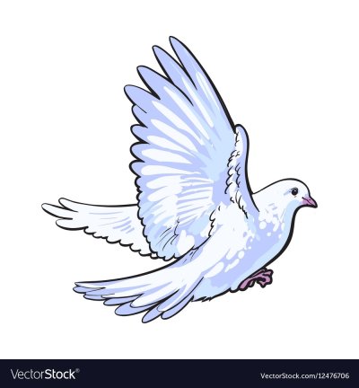 Голуби мультяшные