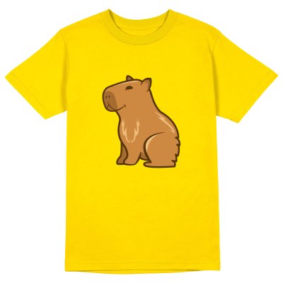 Принт на ткани с Капибарами