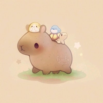 Капибара арт