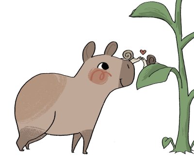 Капибара рисунок