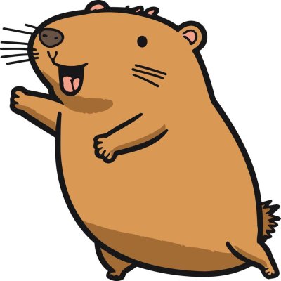 Капибара вектор