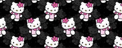 Kuromi hello Kitty шапка