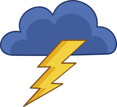 Мультяшные молнии