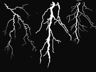 Молния эскиз