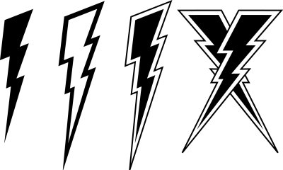 Молния рисунок