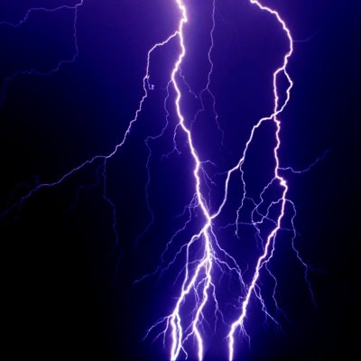 Красивая молния