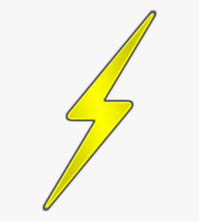 Молния нарисованная