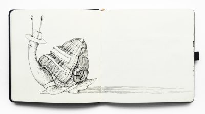 Скетчбук карандашом