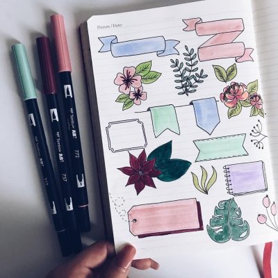 Украшения для ежедневника