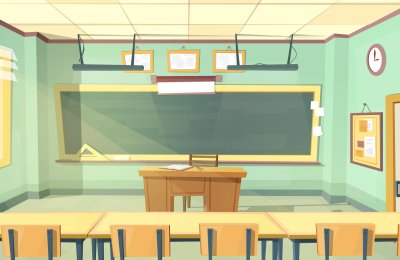 Фон класса в школе мультяшный