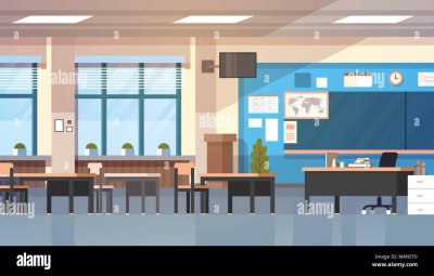 Школьный кабинет сбоку