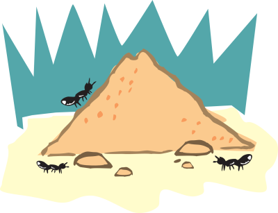 Муравейник мультяшный