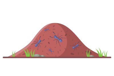 Муравейник рисунок