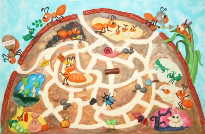 Поделка из муравейника