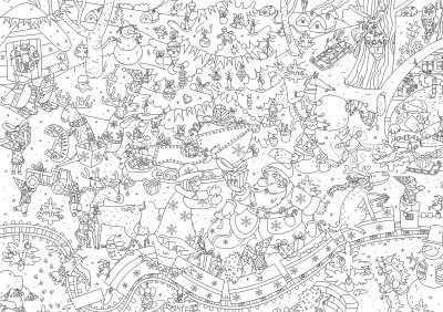 Большая раскраска