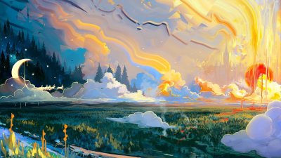 Сказочный пейзаж