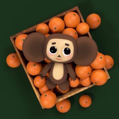 Чебурашка 3д