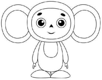 Чебурашка рисунок