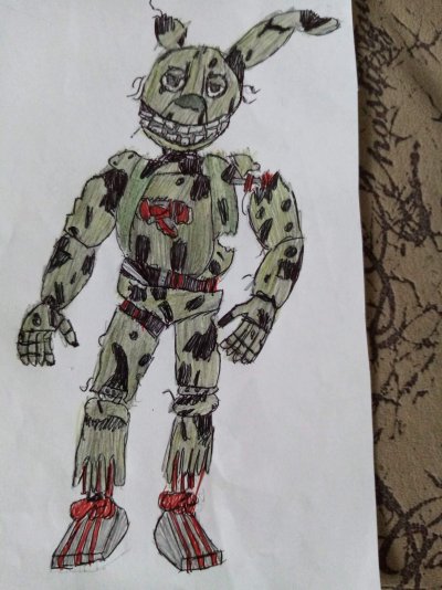 Спринг трап рисунок