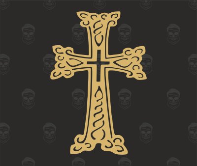 Армянский крест хачкар вектор