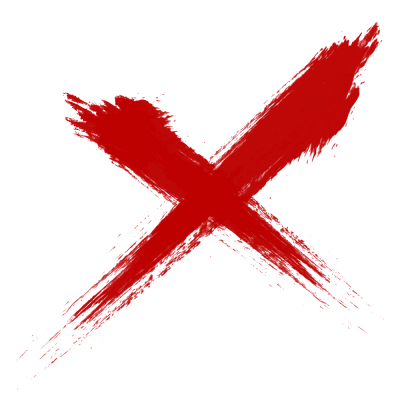 Красный перечеркнутый крест