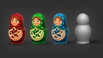 Красивые матрешки