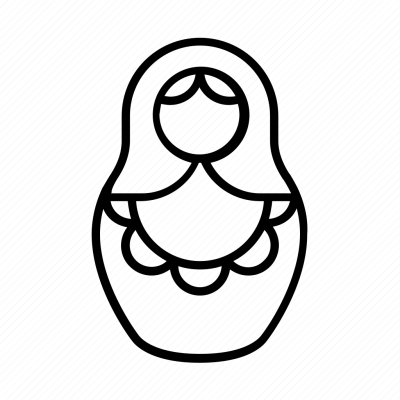 Силуэт матрешки