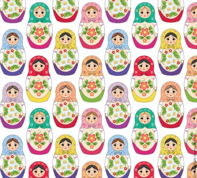 Фон для презентации матрешки