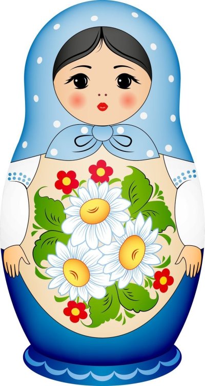 Цветные матрешки