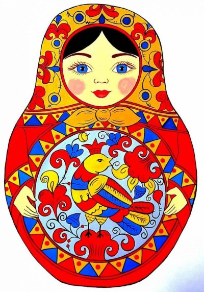 Матрешка рисунок