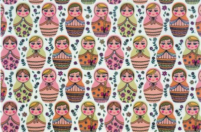 Фон матрешки