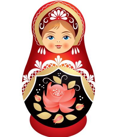 Матрешка без фона