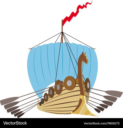 Летучий корабль вектор