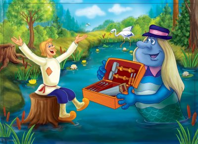 Герои мультика Летучий корабль