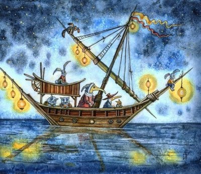 Корабль рисунок