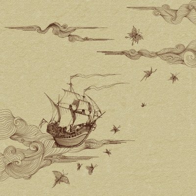 Корабль летающий Графика