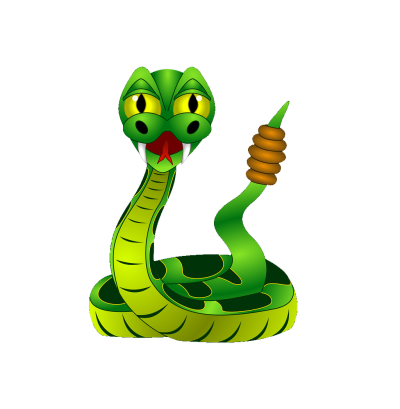 Змей мультяшный