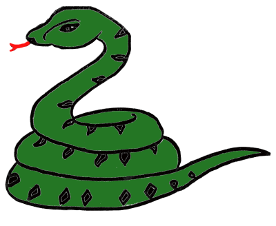 Змея картинка для детей
