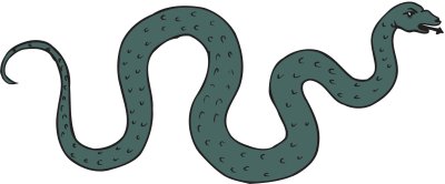 Змея рисунок
