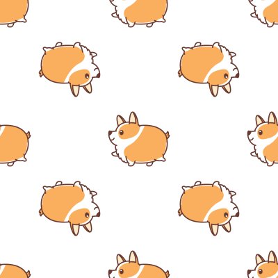 Корги мультяшные