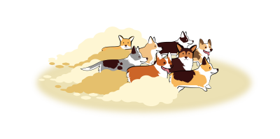 Корги фон для рабочего стола