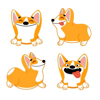 Вельш корги пемброк рисунок