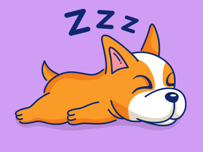 Корги мультяшный