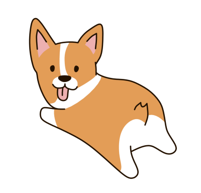 Корги рисунок схема