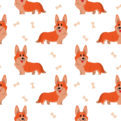 Корги рисунок