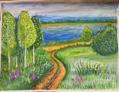 Родной край рисунок