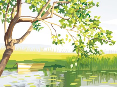 Мультяшные пейзажи